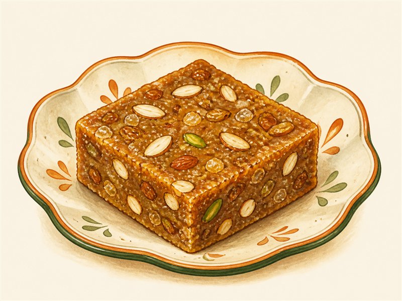 Illustrated Adadiya Pak from VALAM FOODS in Iselin, NJ