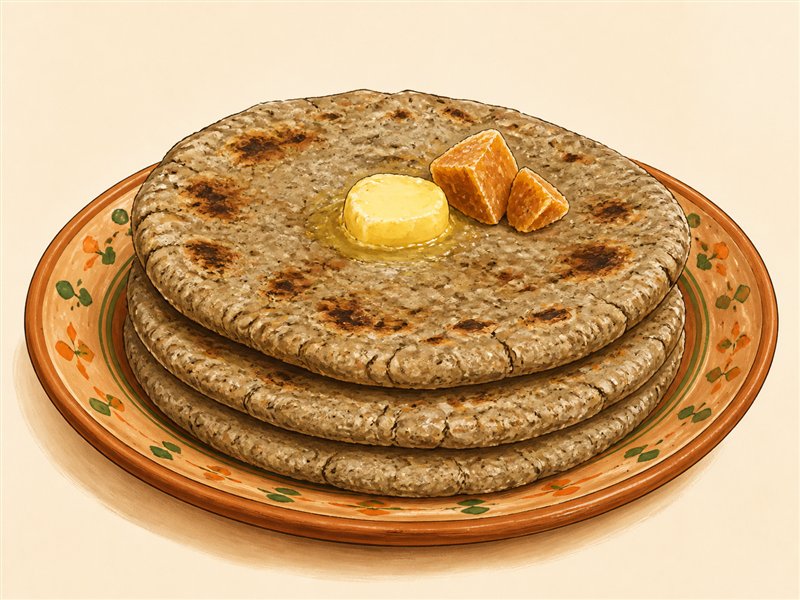 Illustrated Bajri Na Rotla from VALAM FOODS in Iselin, NJ