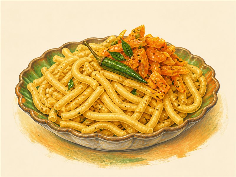 Illustrated Bhavnagri Gathiya from VALAM FOODS in Iselin, NJ