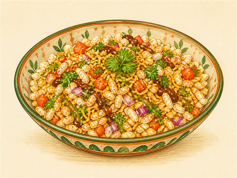 Illustrated Bhel from VALAM FOODS in Iselin, NJ