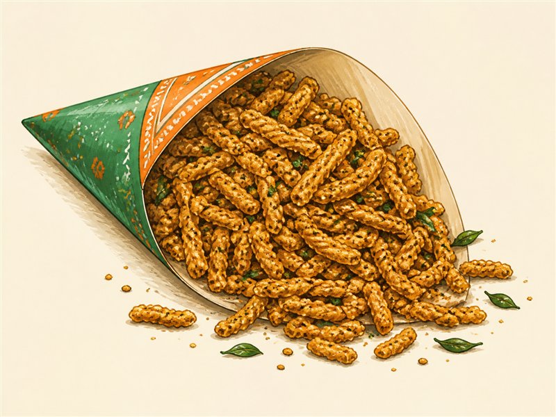 Illustrated Crunchy Fulvadi from VALAM FOODS in Iselin, NJ