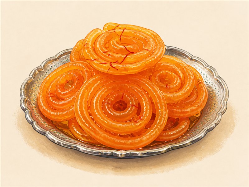 Illustrated Jalebi from VALAM FOODS in Iselin, NJ