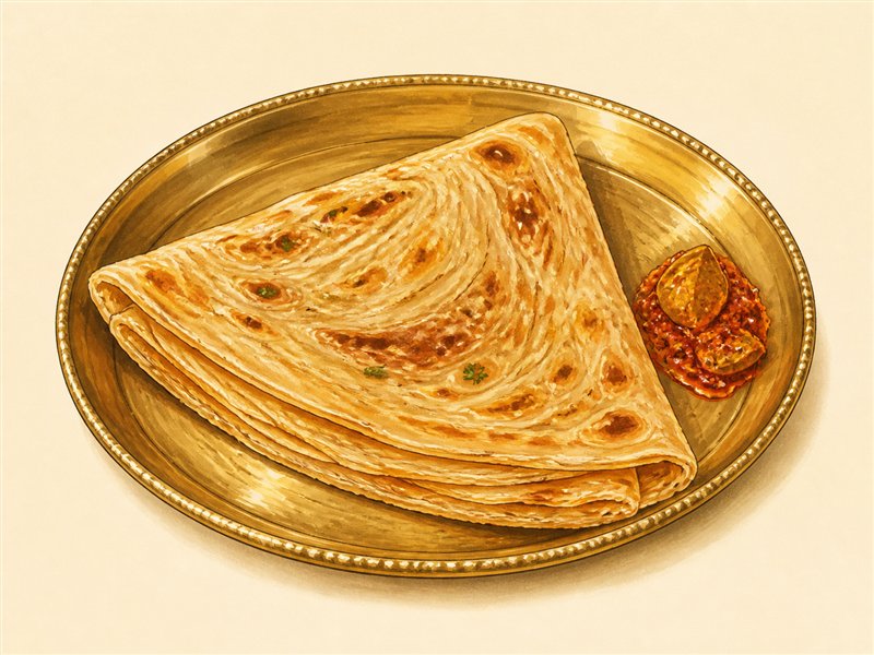 Illustrated Paratha from VALAM FOODS in Iselin, NJ