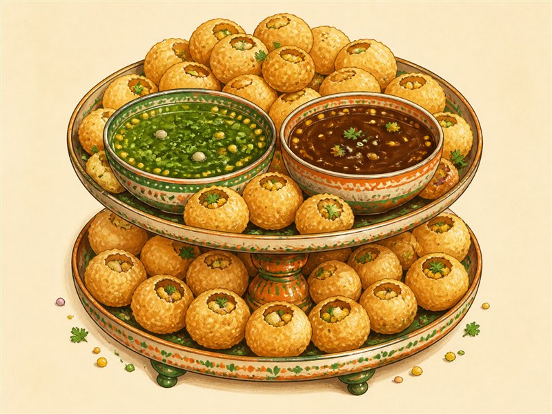 Illustrated Unlimited Pani Puri from VALAM FOODS in Iselin, NJ